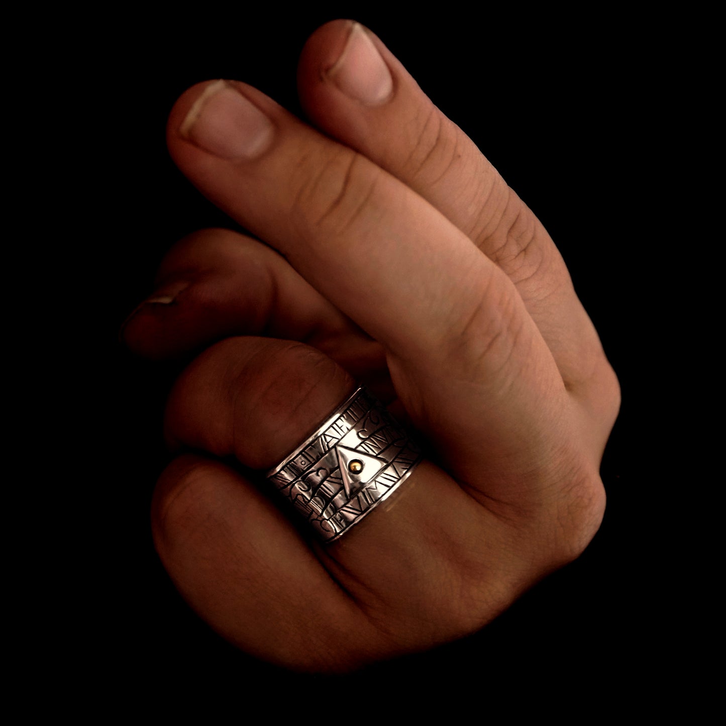 ANNEAU MANTEGNA - Argent et Or