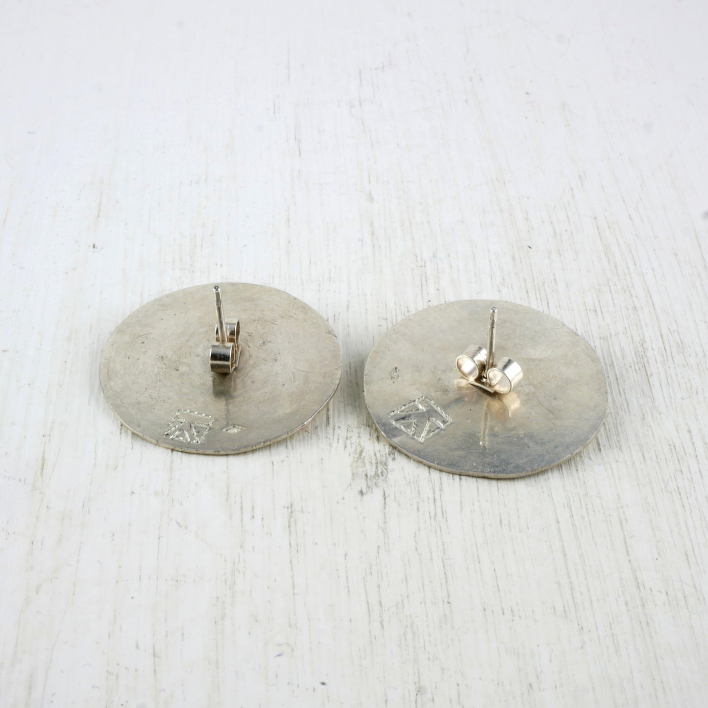 BOUCLES D'OREILLES PALENQUE - Argent 925 et Emeraude