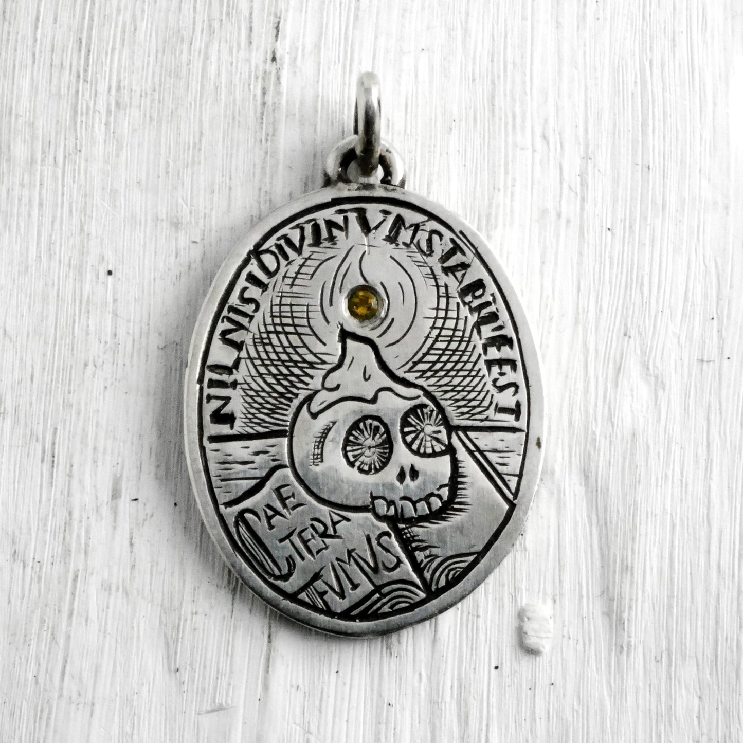 MEDAILLON MANTEGNA - Argent 925, Citrine (Copie)