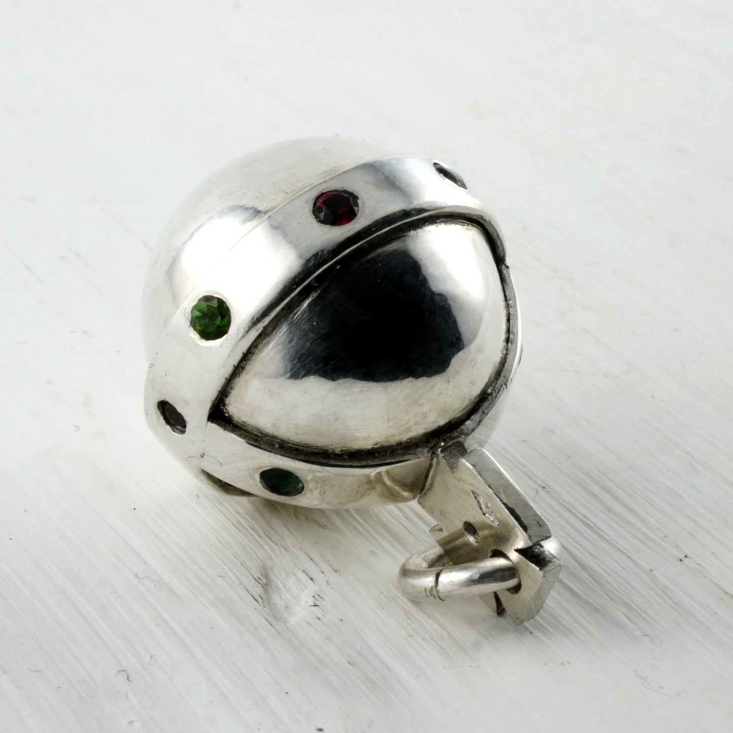 PENDENTIF ORBI - Argent 925, Grenat & Tourmalines