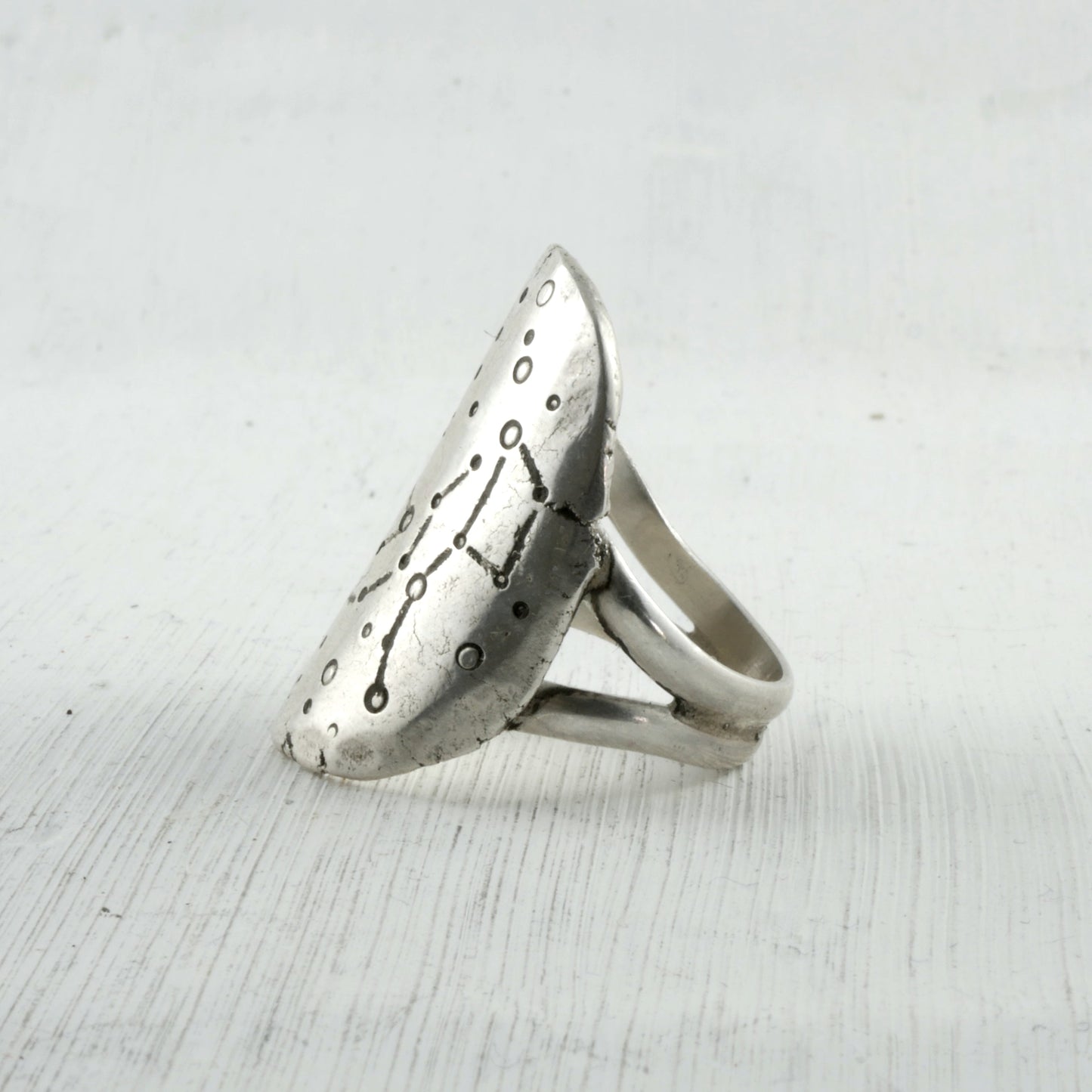 BAGUE PTOLEMEE - Argent 925 martelé Thalisman