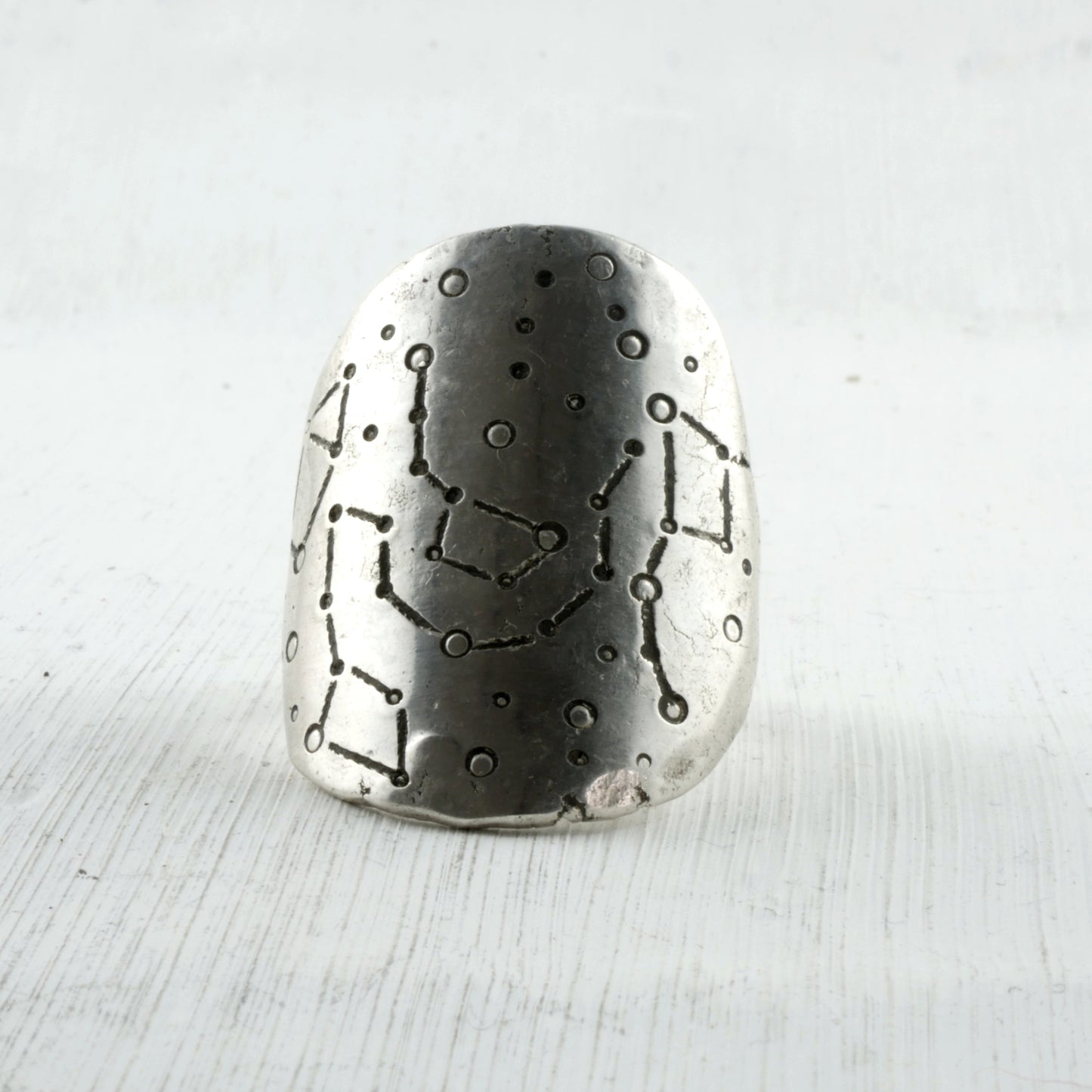 BAGUE PTOLEMEE - Argent 925 martelé Thalisman