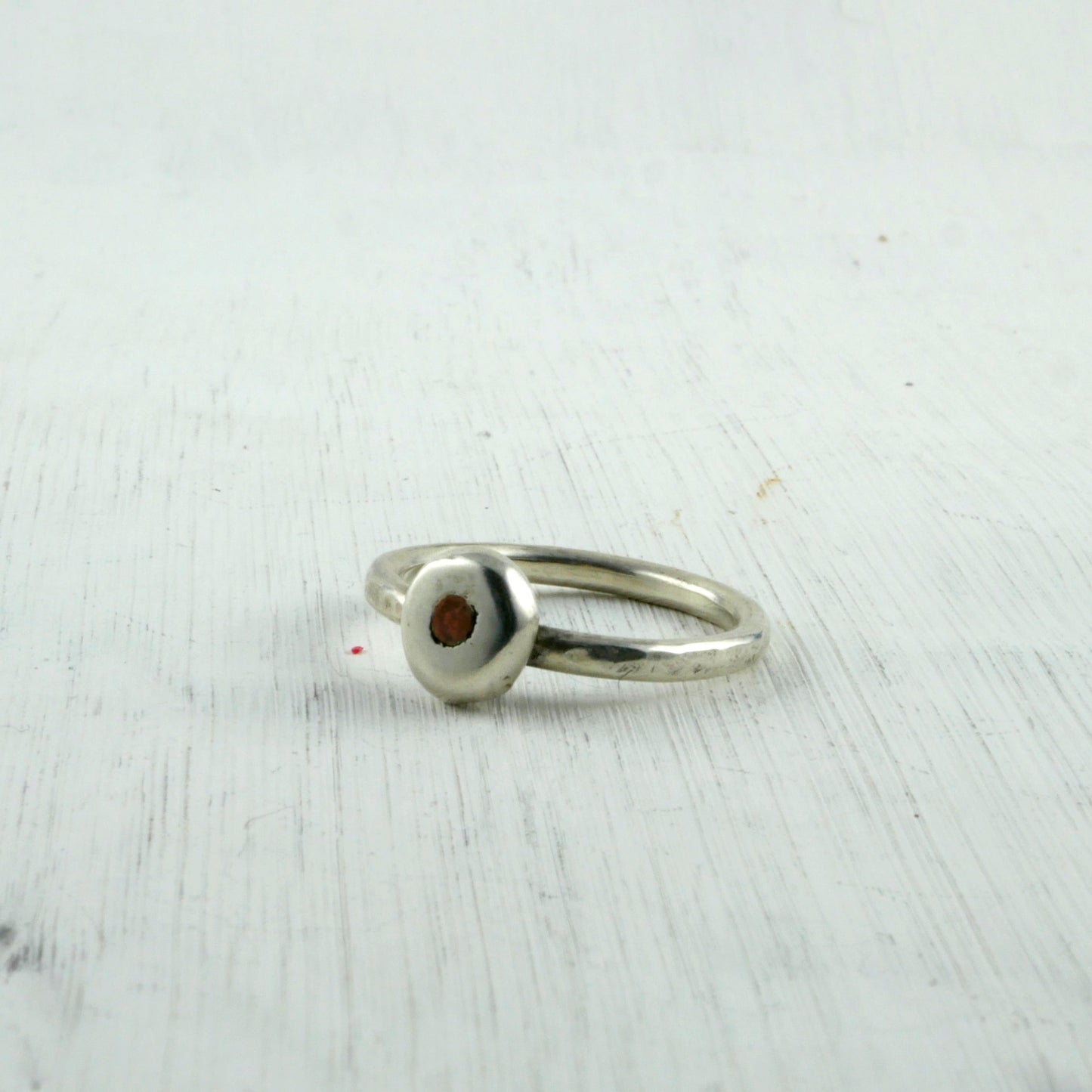 BAGUES CHRYSOPEE - Multi bague, Or, Argent, Cuivre & Grenat Thalisman