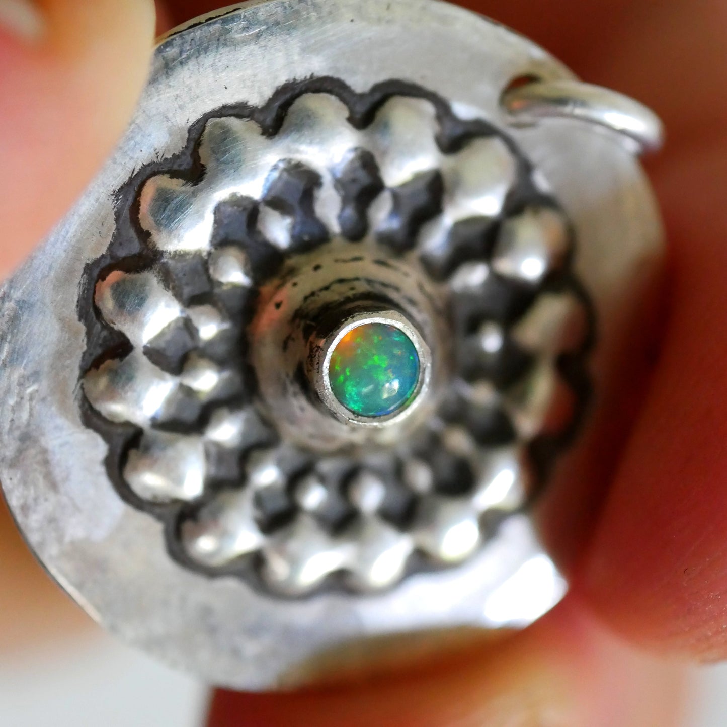 PENDENTIF AIGIS - Argent 925 & Opale Thalisman