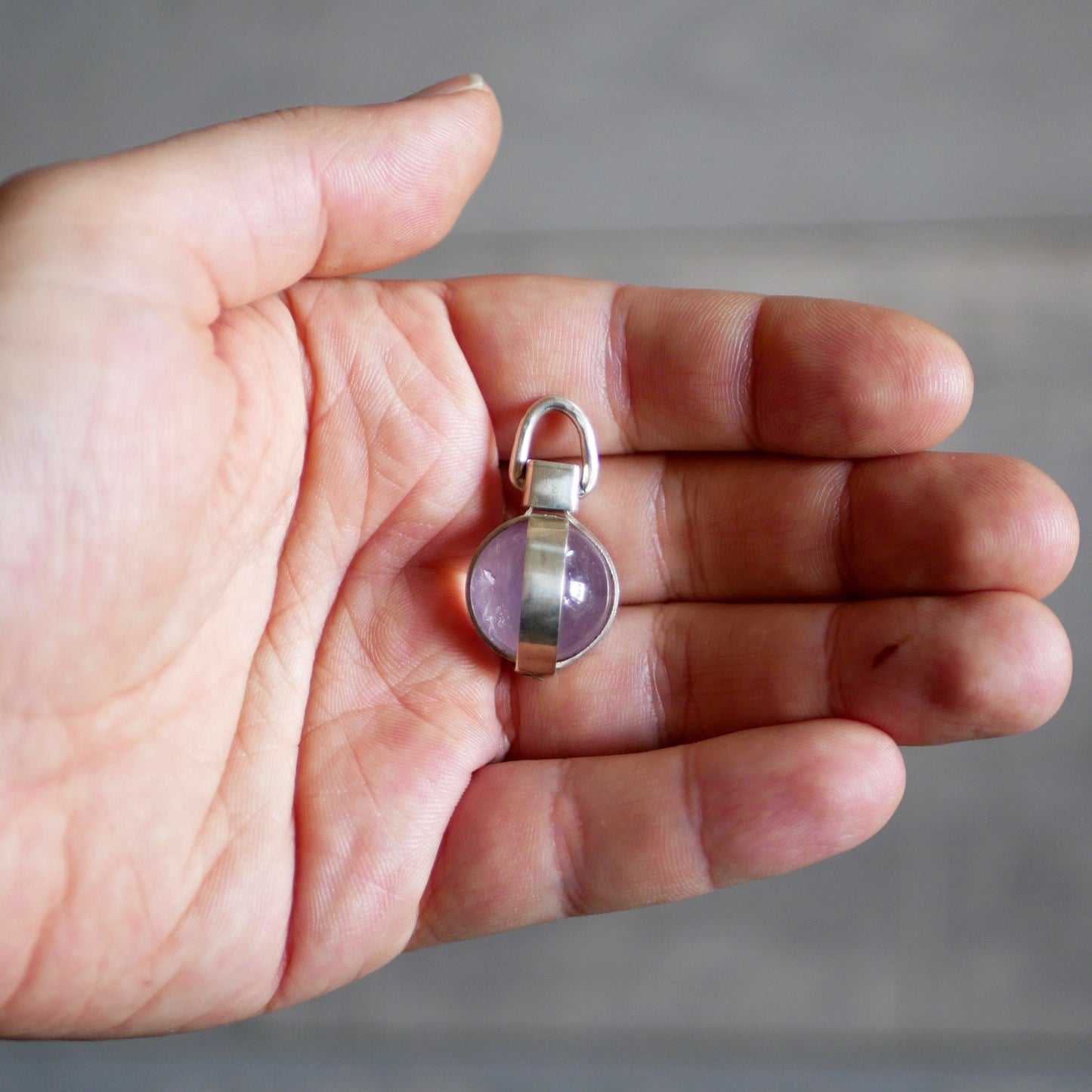 PENDENTIF DEE - Argent & Améthyste Breloques et pendentifs Thalisman