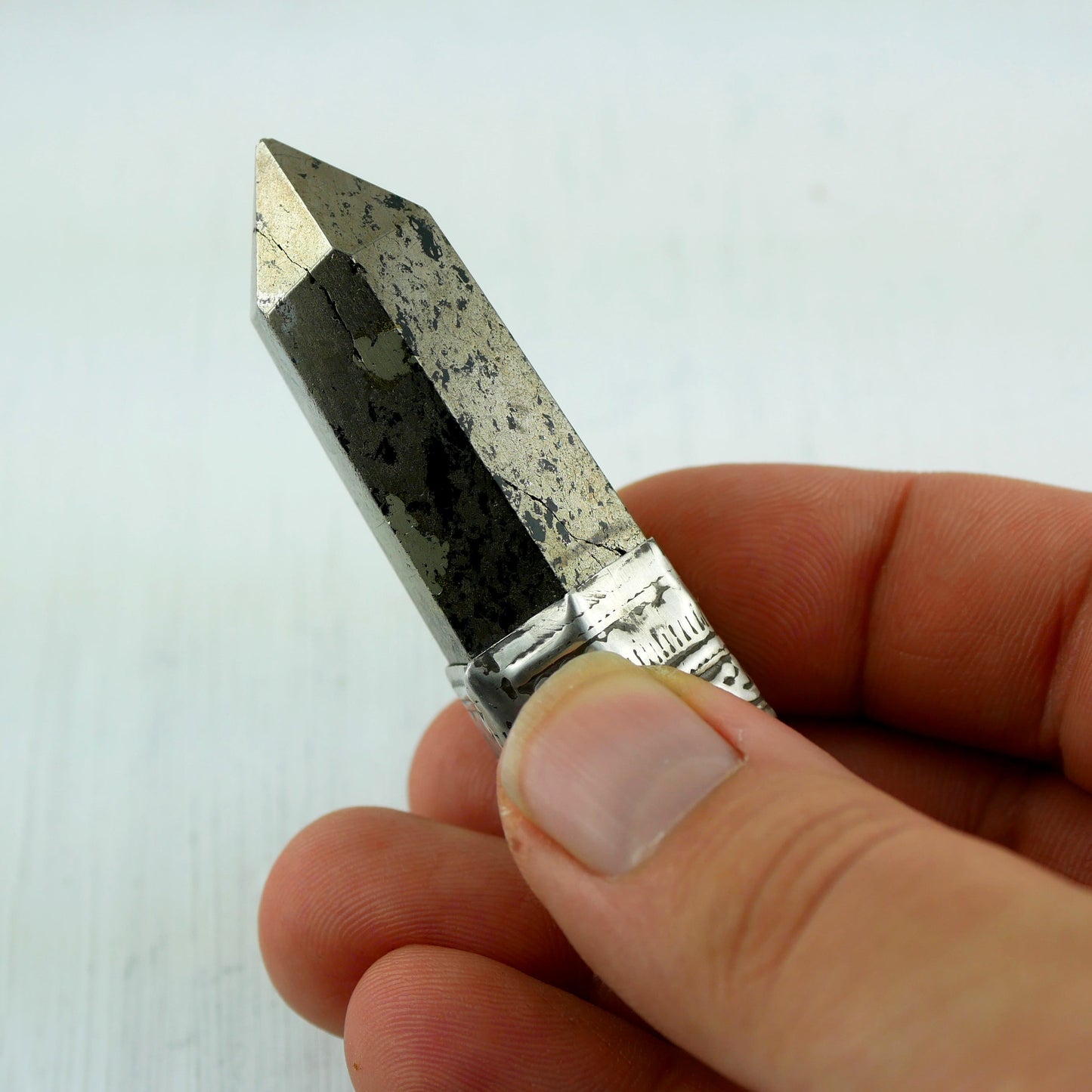 PENDENTIF TUMAN - Argent & Pyrite Thalisman