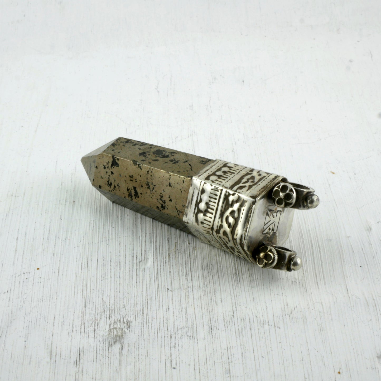 PENDENTIF TUMAN - Argent & Pyrite Thalisman
