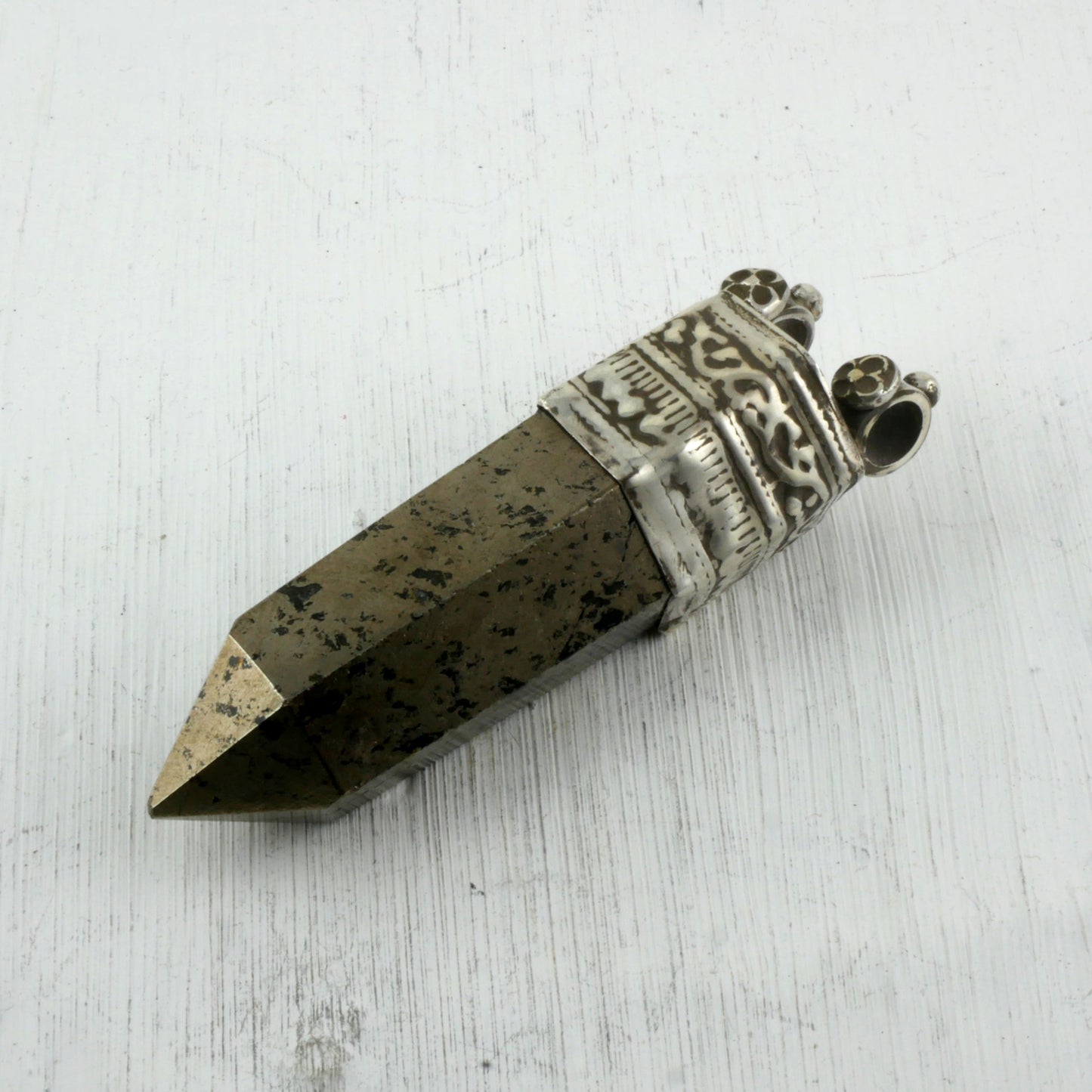 PENDENTIF TUMAN - Argent & Pyrite Thalisman