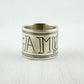 ANNEAU OMNIA VINCIT AMOR - Argent & Grenat