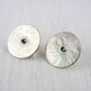 BOUCLES D'OREILLES PALENQUE - Argent 925 et Emeraude