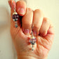 BOUCLES D'OREILLES BABUR - Argent 925 & Fluorites