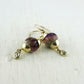 BOUCLES D'OREILLES BABUR - Argent 925 & Fluorites