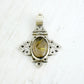LALIBELA PENDANT - Sterling silver & Rutile quartz