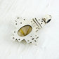 LALIBELA PENDANT - Sterling silver & Rutile quartz
