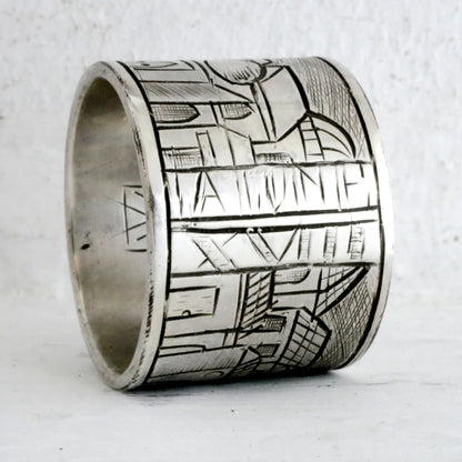 BAGUE TAROT : LA LUNE - Argent 925, Tourmaline