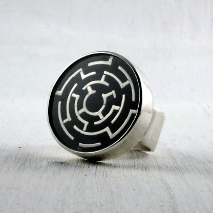 BAGUE DAIDALOS - Argent et Or