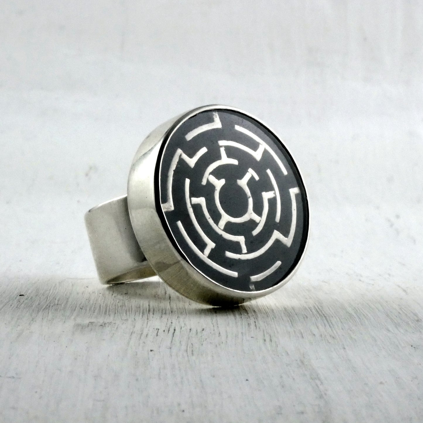 BAGUE DAIDALOS - Argent et Or