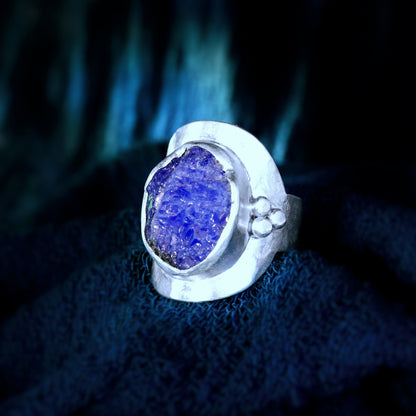 RING UMBA - Silver & Tanzanite