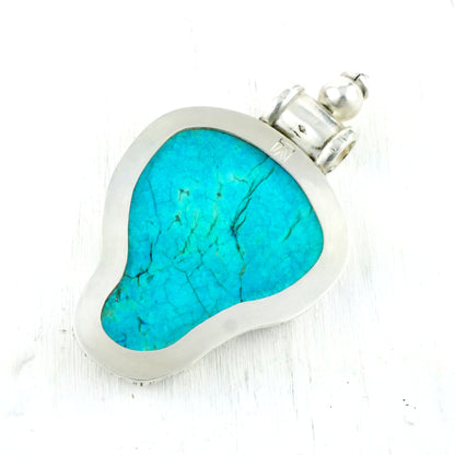 PENDENTIF LEH - Argent 925 & Turquoise