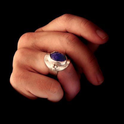 RING UMBA - Silver & Tanzanite
