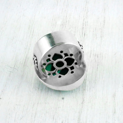 BAGUE LIKIR - Argent & Turquoise