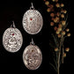MEDAILLON AMORIS - Argent 925, Grenat