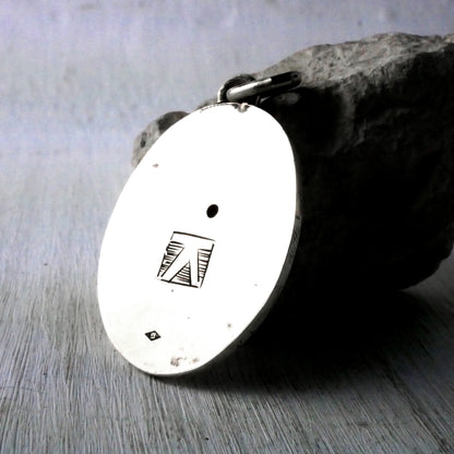 MEDAILLON AMORIS - Argent 925, Grenat