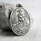 MEDAILLON FLUCTUAT - Argent 925, Citrine