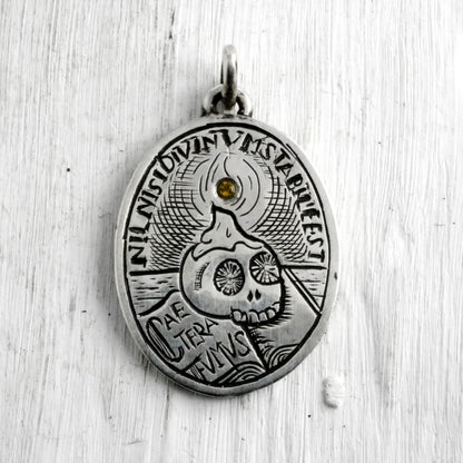 MEDAILLON MANTEGNA - Argent 925, Citrine (Copie)