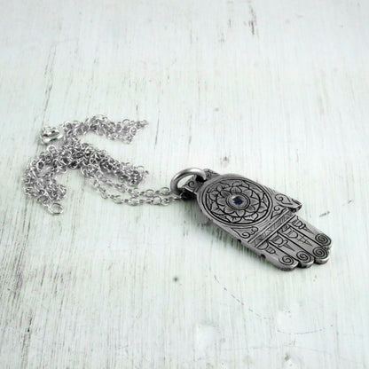 MEDAILLON ABHAYA - Argent 925, Tanzanite