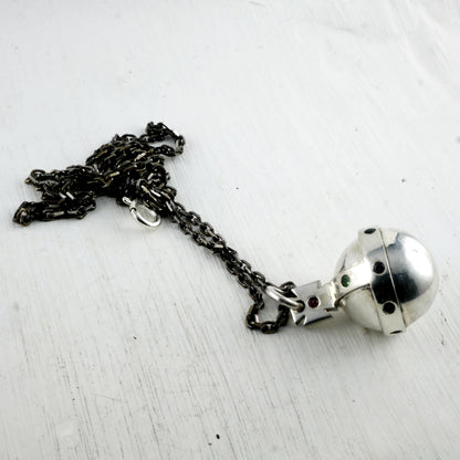 PENDENTIF ORBI - Argent 925, Grenat & Tourmalines