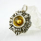 PROVIDENTIA PENDANT - Sterling silver, Rock Crystal & Gold Leaf