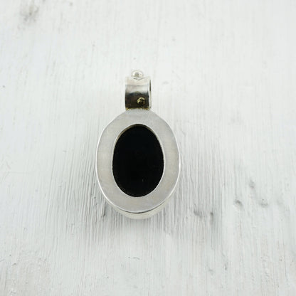 AMULETTE KHEPRI - Pendentif Scarabée en Onyx & Argent 925