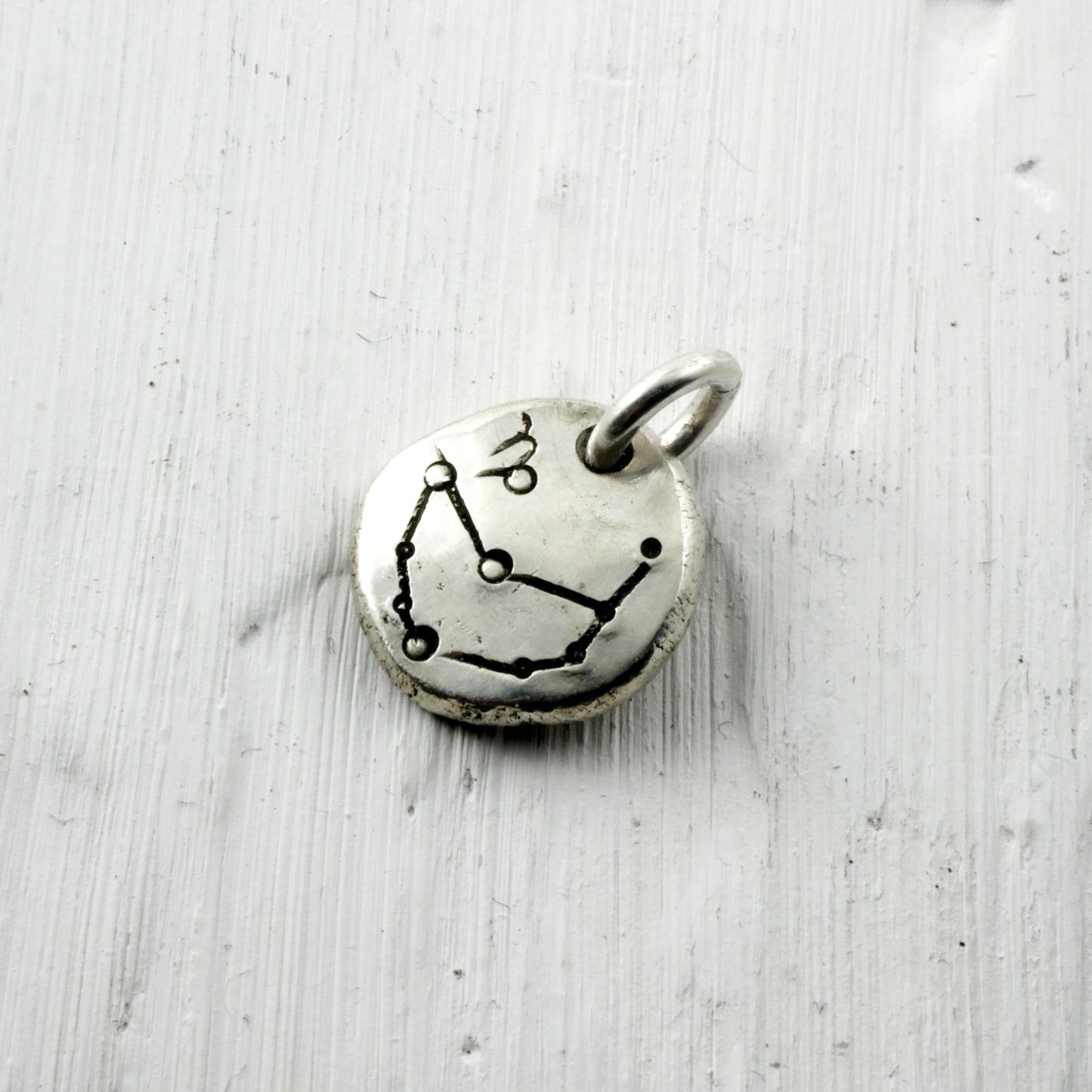 Pendentif constellation du capricorne en argent
