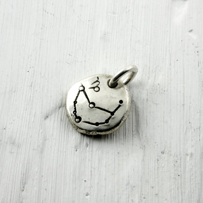Pendentif constellation du capricorne en argent