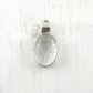 Pendentif scarabée égyptien cristal de roche et argent