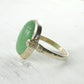 Bague Scarabée en Aventurine & Argent 925 de coté Thalisman 