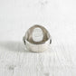 bague argent et cristal