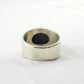 Bague mauvais œil en lapis lazuli bleue et Argent 925 arrière Thalisman 