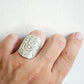 BAGUE PTOLEMEE - Argent 925 martelé Thalisman 