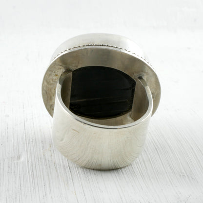 BAGUE SELAMIUT - Argent & Hypersthène Thalisman 