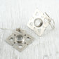 BOUCLES D'OREILLLES EOS - Argent 925 & Cristal de Roche Thalisman 
