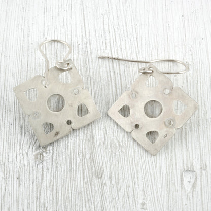 BOUCLES D'OREILLLES EOS - Argent 925 & Cristal de Roche Thalisman 