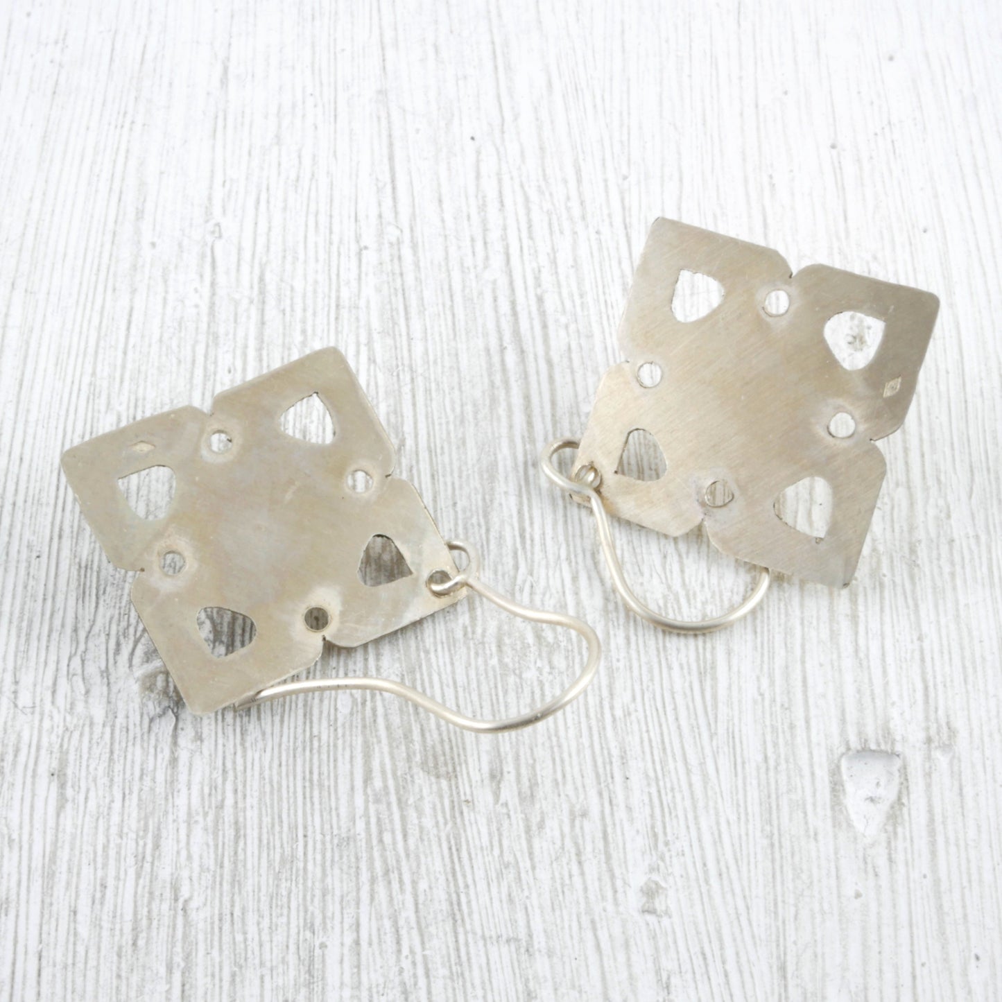 BOUCLES D'OREILLLES EOS - Argent 925, Cristal & Feuille d'Or Boucles d'oreilles Thalisman 