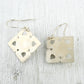 BOUCLES D'OREILLLES EOS - Argent 925, Cristal & Feuille d'Or Boucles d'oreilles Thalisman 