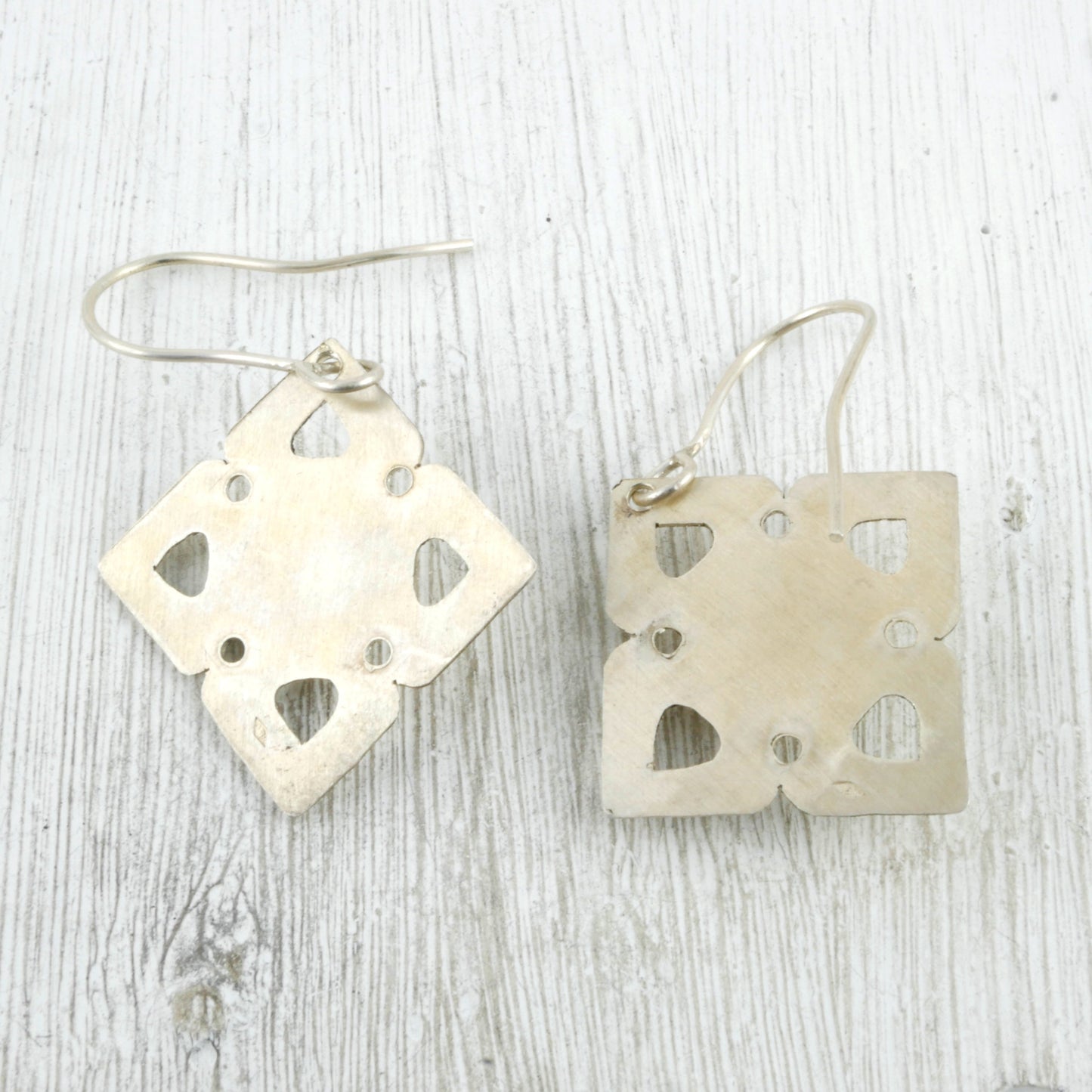 BOUCLES D'OREILLLES EOS - Argent 925, Cristal & Feuille d'Or Boucles d'oreilles Thalisman 