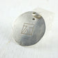 PENDENTIF AIGIS - Argent 925, Cristal & feuille d'or Thalisman 