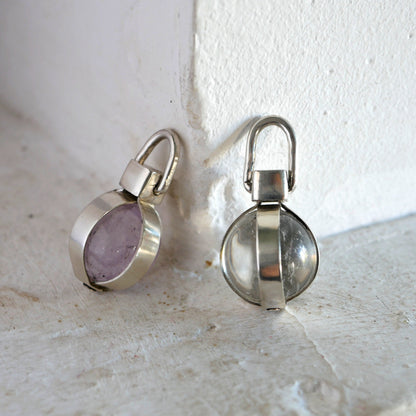 PENDENTIF DEE - Argent & Cristal de roche Thalisman 