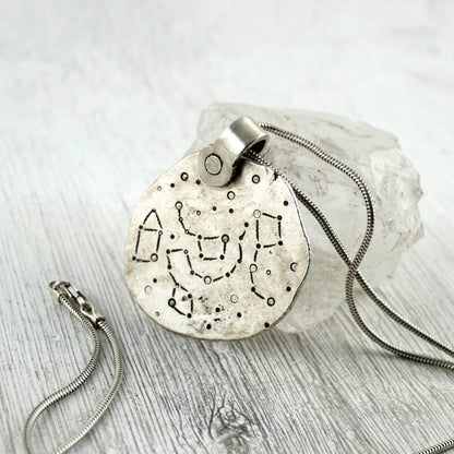 pendentif constellations en argent